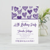 パープルハートガーリーナイトアウト48歳 招待状 (スタンド正面)