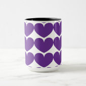 パープルハートコーヒーマグ マグカップ (中央)