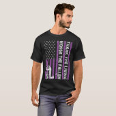 パープルハートデー 軍事栄誉 殉死者への追悼と感謝 Tシャツ (正面フル)