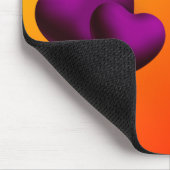 パープルハートマウスパッド マウスパッド (コーナー)