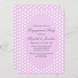 パープルハート婚約パーティ 招待状