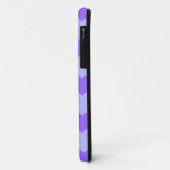 パープルハート柄 Case-Mate iPhoneケース (裏面/左)