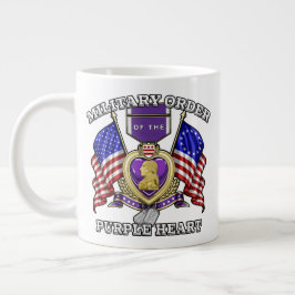 パープルハート章軍事勲章 ジャンボコーヒーマグカップ