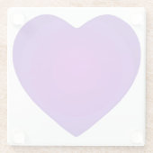 パープルハート ガラスコースター (裏面)