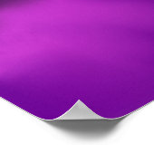 パープルバイオレットイエローモダン抽象芸術アートプリント ポスター (角)