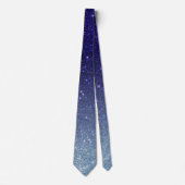 パープルバイオレットトレンディーグリッター ネクタイ (正面)