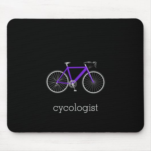 パープルバイクサイコロジー マウスパッド (正面)
