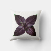 パープルバジル装飾用クッション クッション (裏面)