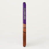 パープルバスケットボール Case-Mate iPhoneケース (裏面/左)