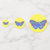 パープルバタフライスケッチ コンフェッティ (正面)