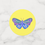 パープルバタフライスケッチ コンフェッティ (スモール正面)