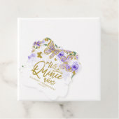 パープルバタフライフローラキンセアニェラパーティー フェイバータグ (インサイチュ)