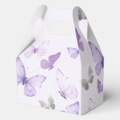 パープルバタフライベビーシャワーありがとう フェイバーボックス (裏面)