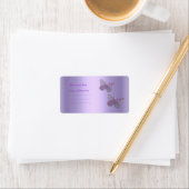 パープルバタフライ住所 シール (インサイチュ)