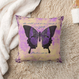 パープルバタフライ聖なる書物、 経典枕 クッション