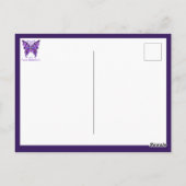 パープルバタフライ31 ポストカード (裏面)