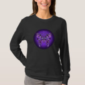 パープルバタフライ31 Tシャツ (正面)