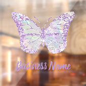 パープルバタフライ ウィンドウステッカー ウィンドウサイン (シート2)