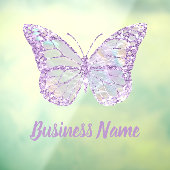 パープルバタフライ ウィンドウステッカー ウィンドウサイン (シート3)