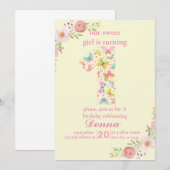 パープルバタフライ オリリバタフライ 招待状 (正面/裏面)