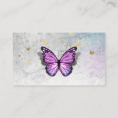 パープルバタフライ キスはいくつ？ ウェディングゲーム エンクロージャーカード (裏面)