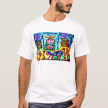 パープルバッファローマンのTシャツ