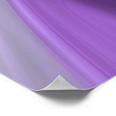 パープルバニー抽象芸術ポスター ポスター (角)