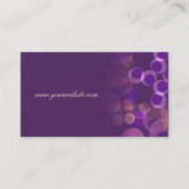 パープルバブル名刺 名刺 (裏面)
