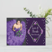 パープルバラシルバージオメトリックスウィート16 サンキューカード (スタンド正面)