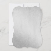 パープルバラシルバーワンダーランドスウィート16招待状 招待状 (裏面)