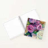 パープルバラジャーナルまたはSketchbook ノートブック (内部)