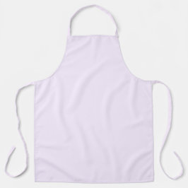 パープルバラソフト淡い色のホワイトパステル無地のカラー エプロン