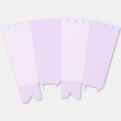 パープルバラソフト淡い色のホワイトパステル無地のカラー フェイバーボックス (見開き)