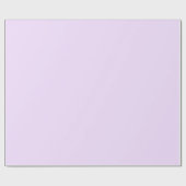 パープルバラソフト淡い色のホワイトパステル無地のカラー ラッピングペーパー (フラット)