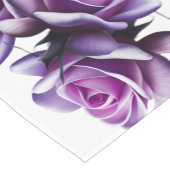 パープルバラテーブルランナー ショートテーブルランナー (コーナー)