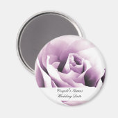 パープルバラビーフマグネットテンプレート マグネット (正面/裏面)