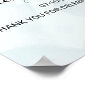 パープルバラユーカリプラーサルディナーパーティー ポスター (角)