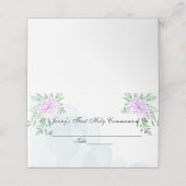 パープルバラユーカ葉リズファースト プレイスカード (外部開封)