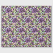 パープルバララッピング紙 ラッピングペーパー (フラット)