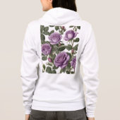 パープルバラ出芽バラ、 パーカ (裏面)