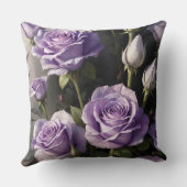 パープルバラ園 クッション (裏面)