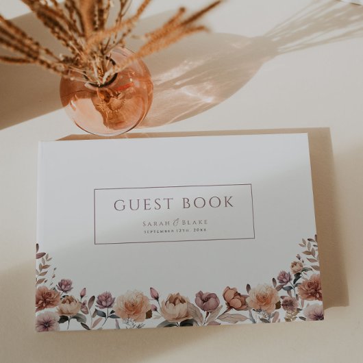 パープルバラ結婚ズゲストブック ゲストブック
