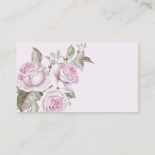 パープルバラ結婚ズ エンクロージャーカード (裏面)