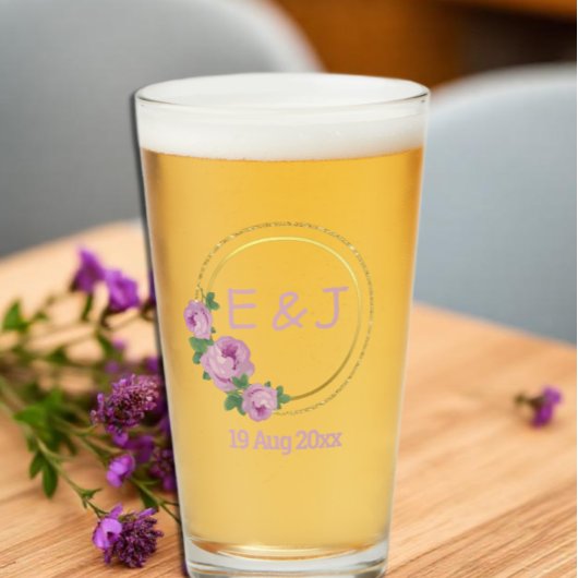 パープルバラ結婚ズ タンブラーグラス