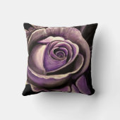 パープルバラ クッション (裏面)