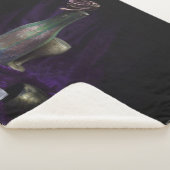 パープルバラ シェルパブランケット (3/4)