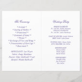 パープルバラ |フローラ式エレガントプログラム (裏面)