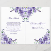 パープルバラ |フローラ式エレガントプログラム (正面)