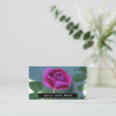 パープルバラ、フローリィ 名刺 (スタンド正面)