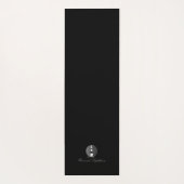 パープルバラ ヨガマット (裏面)